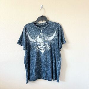 Affliction Y2K Acid Wash T Shirt